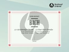 Bach 371 vierstimmige Choräle für ein Tasteninstrument (BWV 253 - 438) (Orgel [Klavier/Cembalo]) (von Klaus Schubert)