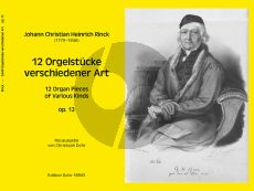 Rinck 12 Orgelstücke verschiedener Art Op. 12 (Christoph Dohr)