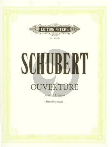 Schubert Ouverture c-Moll D.8a fur Streichquartett Stimmen