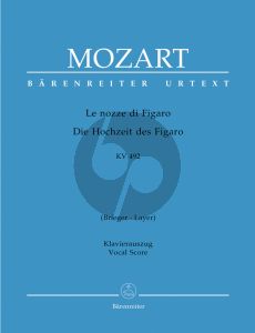 Mozart Le Nozze di Figaro KV 492 Vocal Score (ital./germ.) (edited by Ludwig Finscher) (Barenreiter-Urtext)