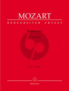 Mozart Regina coeli C-major KV 108 (74d) Sopr.-SATB-Orch. Full Score