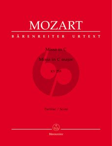 Mozart Missa C-dur KV 258 "Spauer-Messe" Soli-Chor Orchester (Partitur) (Walter Senn)