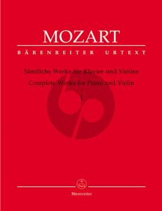 Mozart Sämtliche Werke Vol.1 Violine-Klavier (E.Reeser) (Urtext der Neue Mozart Ausgabe)