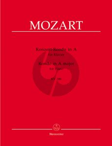 Mozart Konzert-Rondo A-dur KV 386 Klavier (arr. Cipriani Potter) (edited Michael Töpel)