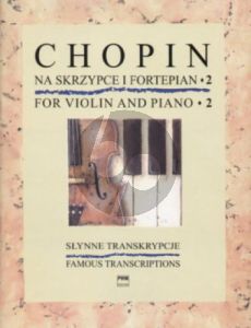 Chopin Album vol.2 Famous Transcriptions Violin-Piano
