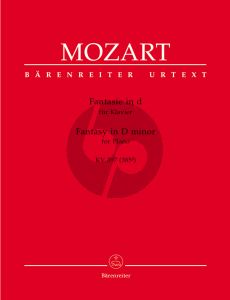 Mozart Fantasie d-moll KV 397 (385g) fur Klavier (Herausgeber Wolfgang Plath und Matthias Kirschnerei) (Barenreiter-Urtext)