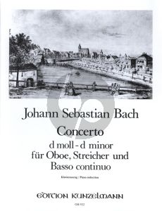 Bach Concerto d-minor (Reconstruction from BWV 1059a) for Oboe and Piano (Reconstruction Arnold Mehl) (Piano Reduction by Friedemann Winklhofer)