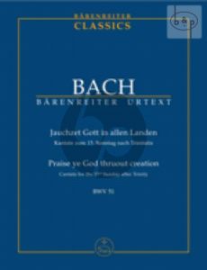 Kantate BWV 51 Jauchzet Gott in allen Landen
