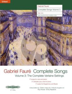 Faure Complete Songs Vol.3 High