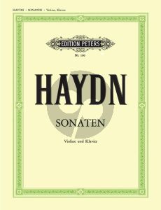 Haydn 8 Sonaten Violine und Klavier (edited by Gustav Hollander)