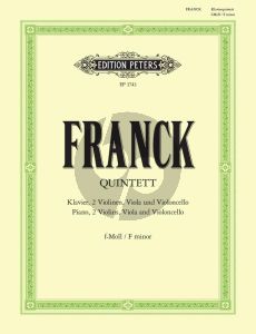 Franck Quintet f-minor 2 Vi.-Va.-Vc.- Piano (Score/Parts) (Peters)