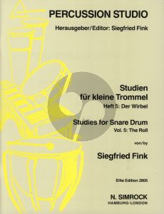 Fink Studies for Snare Drum Vol. 5 The Roll (Percussion Studio)