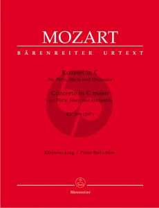 Mozart Concerto C-major KV 299 (297c) Flute-Harp-Orch. (red.flute-harp-piano) (edited by F.Giegling) (Barenreiter-Urtext)