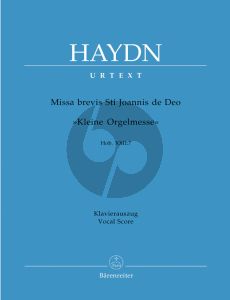 Haydn Missa Brevis St.Joannis de Deo (Kleine Orgelmesse) Hob.XXII:17 Soprano Solo-SATB- Strings-Organ (Vocal Score) (Barenreiter)