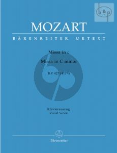 Mozart Missa c-minor KV 427 / 417a Soli-Choir-Orch. (Vocal Score) (edited by Monika Holl) (Barenreiter-Urtext)