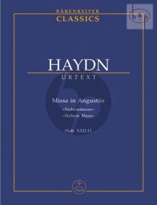 Haydn Missa in Angustiis (Nelsonmesse) (Hob.XXII:11) Soli-Choir-Orchestra Study Score (Barenreiter-Urtext)