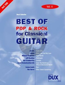 Best of Pop & Rock Classic Guitar Vol.11