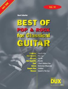 Best Of Pop & Rock for Classical Guitar Vol.10
