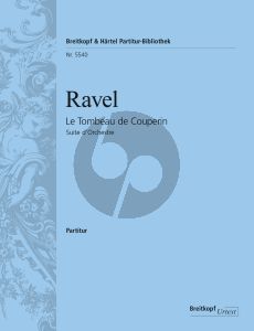 Ravel Le Tombeau de Couperin (Suite d’Orchestre) Full Score