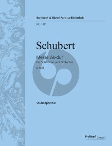 Schubert Messe As-dur D.678 Soli-Chor-Orch.-Orgel Studienpart.