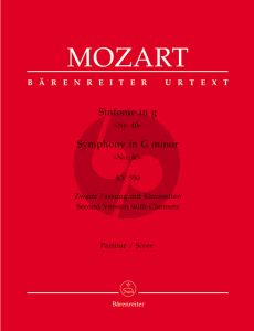 Mozart Symphonie No.40 g-moll KV 550 Orch. (2e Fassung) Partitur
