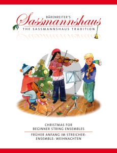Christmas for Beginner String Ensembles 2 Violins-Viola-Violoncello (Score/Parts)