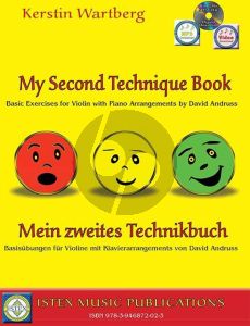 Wartberg Mein zweites Technikbuch Violine (mit Klavier) (Buch mit CD und Audio online)