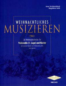 Weihnachtliches Musizieren (für Violoncello (1. Lage) und Klavier)