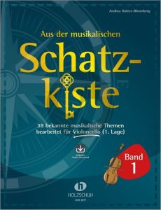 Aus der musikalischen Schatzkiste 1 - Violoncello (38 bekannte musikalische Themen im 1. Lage) (Buch mit Audio online)