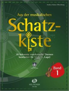 Holzer-Rhomberg Aus der musikalischen Schatzkiste 1 - Viola (38 bekannte musikalische Themen im 1. Lage) (Buch mit Audio online)
