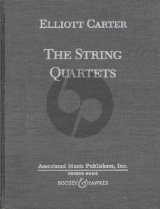 Carter Complete String Quartets Study Score (Hardcover)