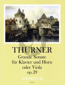 Thurner Grande Sonate in E-dur Op. 29 Klavier und Horn oder Viola (Part./Stimmen) (Kurt Meier)