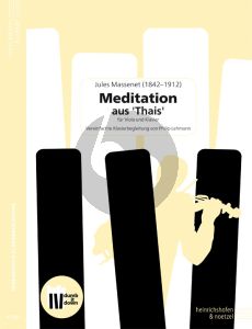 Massenet Meditation aus 'Thais' for Viola and Piano (Simplified Piano Accompaniment by Philip Lehmann) (Score and Part)