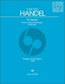 Dettinger Te Deum HWV 283 (Soli-Choir-Orch.) (Full Score)