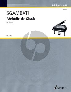 Sgambati Melody of Gluck Piano solo (From Orfeo ed Euridice)