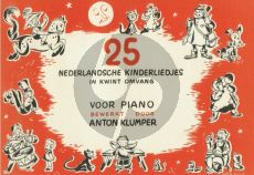 Klumper 25 Nederlandse Kinderliedjes Piano solo (in Kwint Omvang)