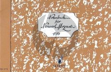 Mozart Notenbuch fur Nannerl Mozart (1759) Klavier