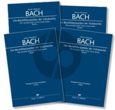 Bach Die Blockflötenpartien der Vokalwerke (4 Bände im Set) (Klaus Hofmann und Peter Thalheimer)