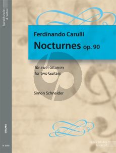 Carulli Nocturnes Op.90 2 Guitars (edited by Simon Schneider)