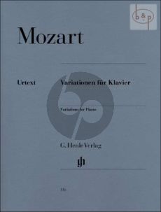 Mozart Variationen Piano solo (edited by Ewald Zimmermann) (Henle-Urtext)