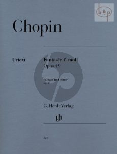 Chopin Fantasie f-moll Op.49 Klavier (Ernst Herttrich) (Henle-Urtext)