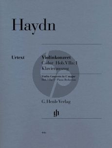 Haydn Concerto C-major VIIa:1 Violin-Orchestra Edition Violin and Piano) (edited by Gunther Thomas and Heinz Lohmann - Cadenzas Franz Beyer) (Henle-Urtext)