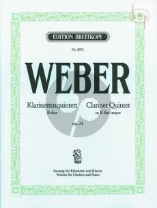 Klarinettenquintett B-dur Op.34