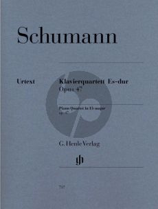 Schumann Quartet E-flat major Op. 47 Violin, Viola, Violoncello and Piano Score/Parts (Herausgeber Ulrich Leisinger) (Henle-Urtext)