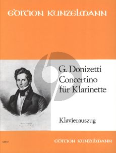 Donizetti Concertino Clarinet-Orchestra (Piano Reduction) (This is only the Second Part = Allegretto of the Concerto)