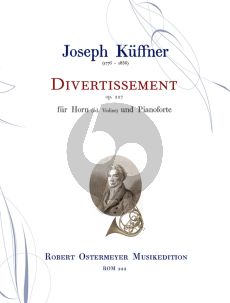 Kuffner Divertissement Op.227 Horn oder Violine und Klavier