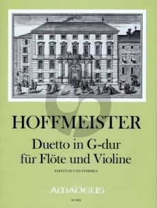 Hoffmeister Duetto G-major Flute and Violin (Score/Part) (edited by B.Pauler)
