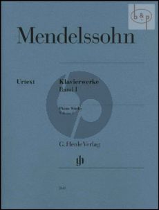 Klavierwerke Vol.1 (edited by Ullrich Scheideler Rudolf Elvers and Ernst Herttrich)