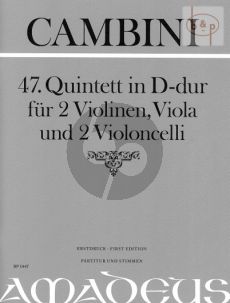 Quintet No.47 D-major (Score/Parts)