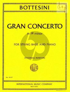 Gran Concerto F-sharp minor Double Bass and Piano